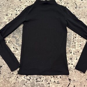 Zara Classic Black Turtleneck Top